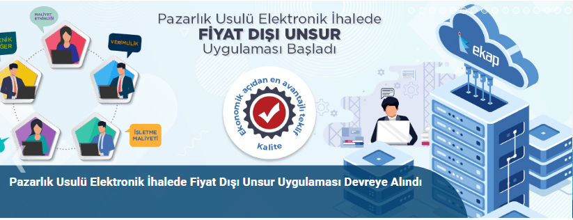 Elektronik İhalelerde Fiyat Dışı Unsur Uygulaması Devreye alındı 1 ekap ihale